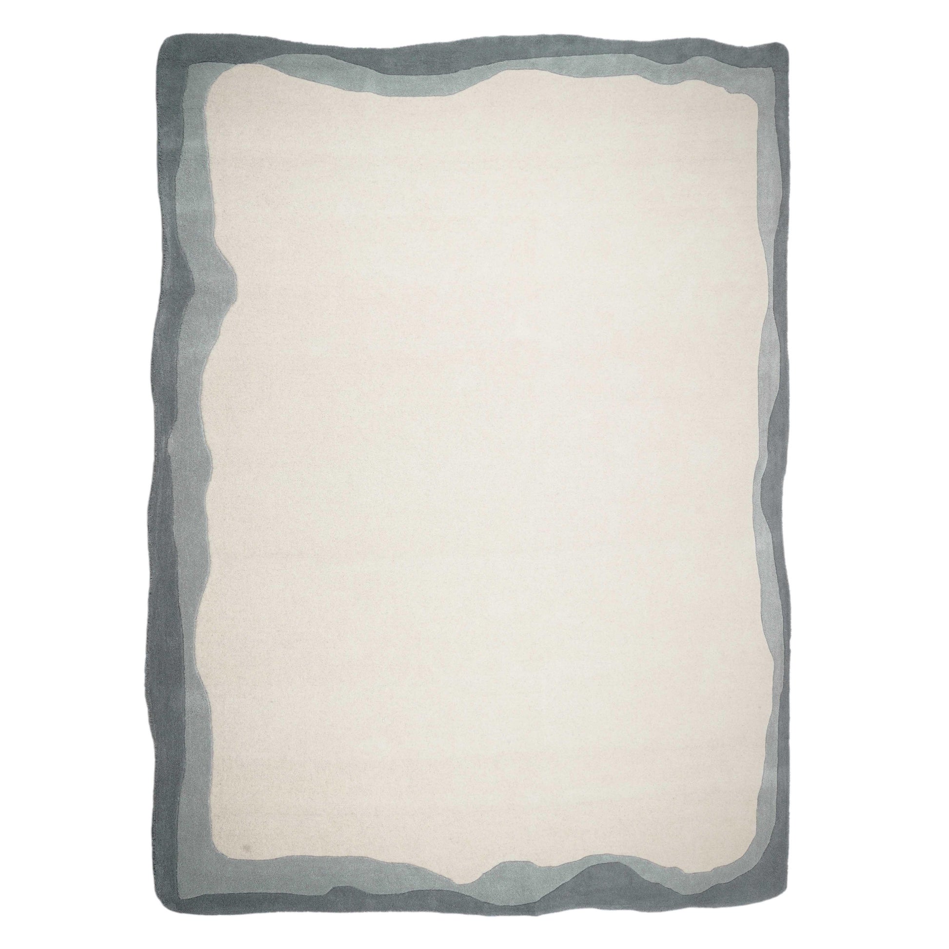 Tarba Rectangular Floor Rug - Grey / 8' x 10' - Image 1