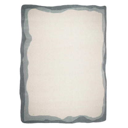 Tarba Rectangular Floor Rug - Grey / 8' x 10' - Image 1