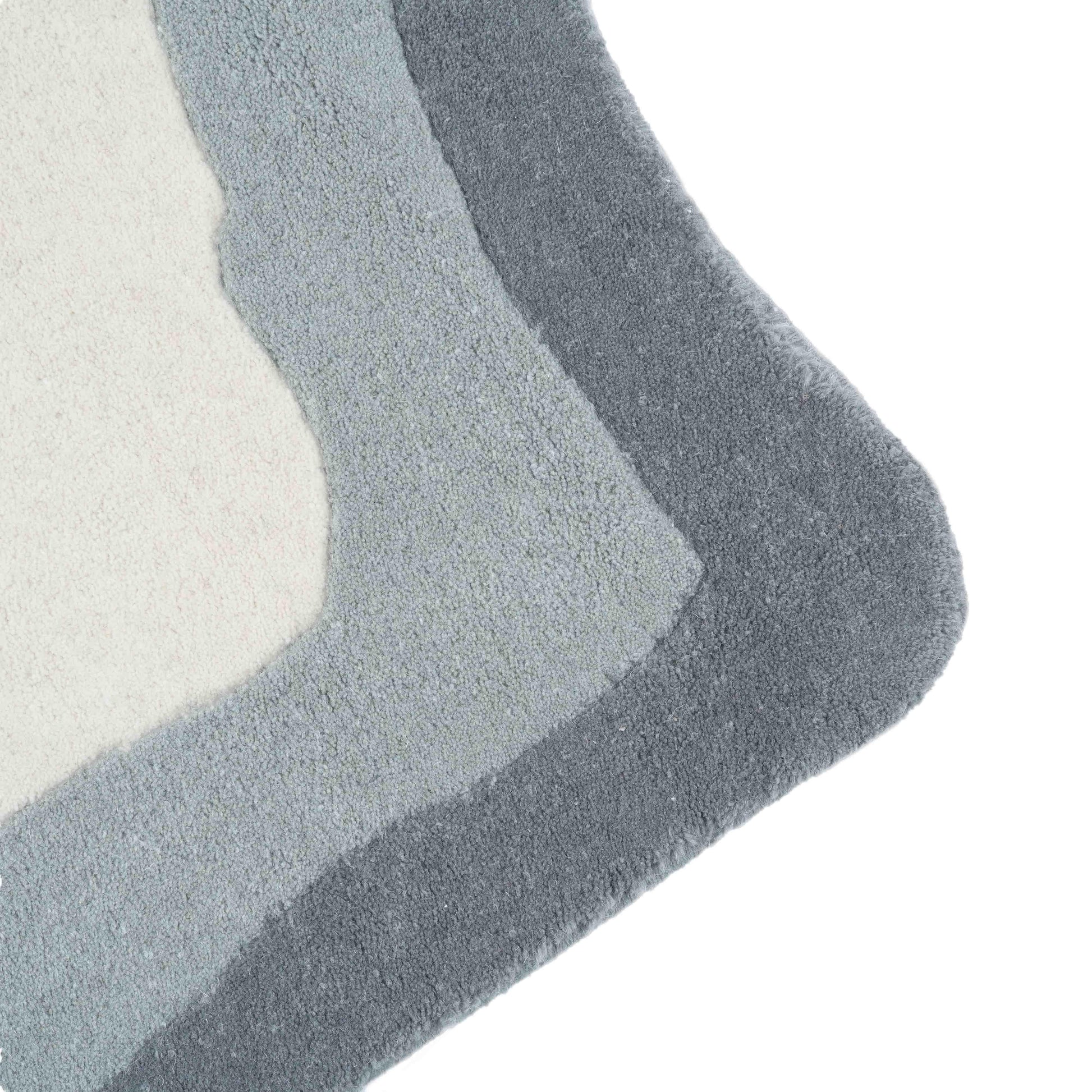 Tarba Rectangular Floor Rug - Grey / 8' x 10' - Image 4