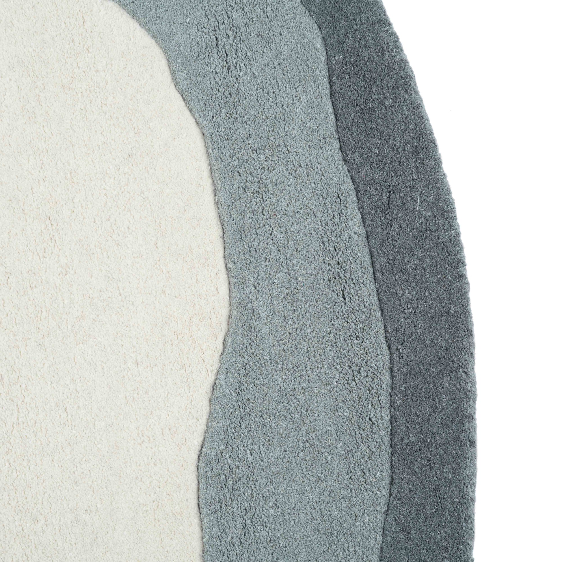 Tarba Organic Floor Rug - Grey - Image 4