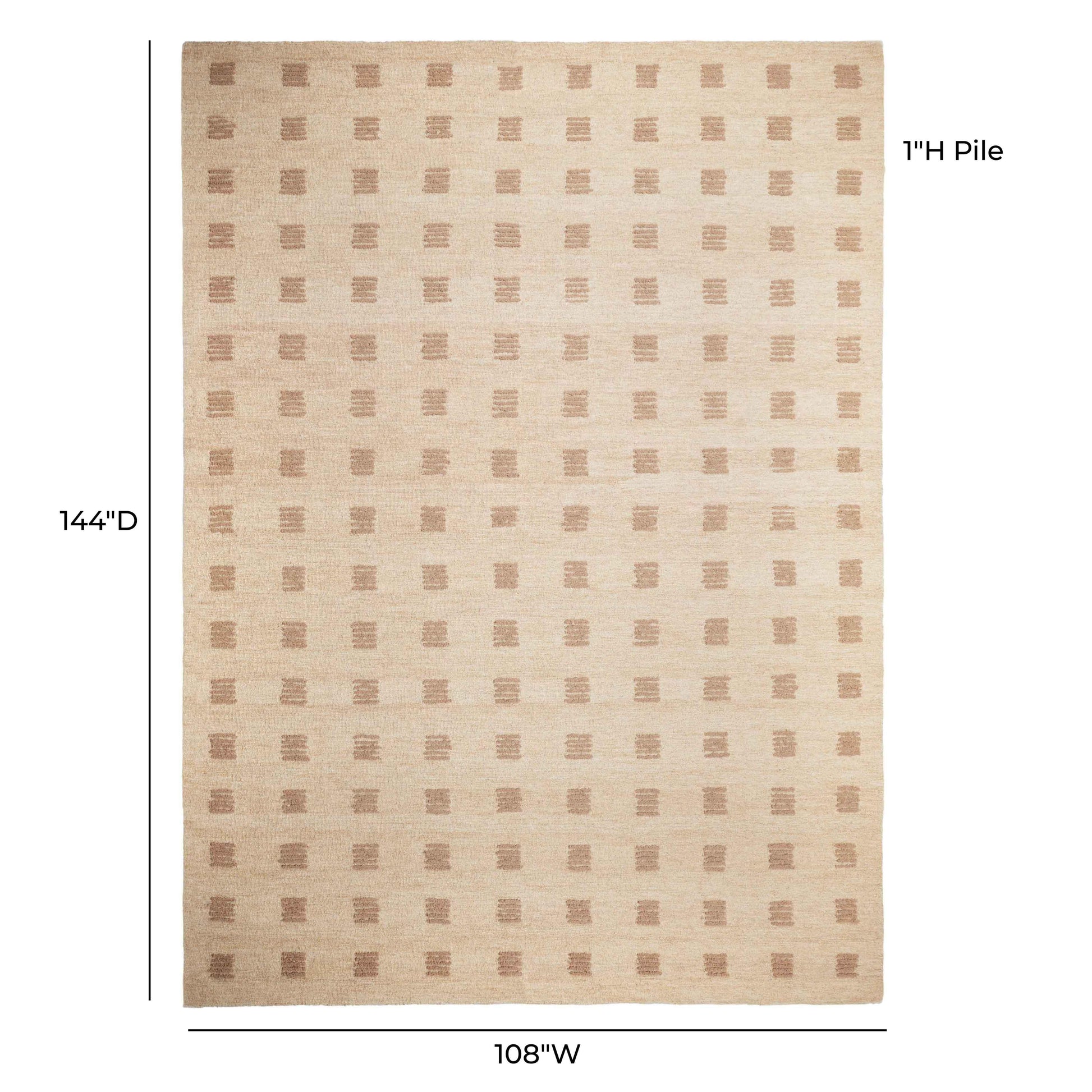 Hari Natural Hand-Tufted Rug - 9' x 12' - Image 5