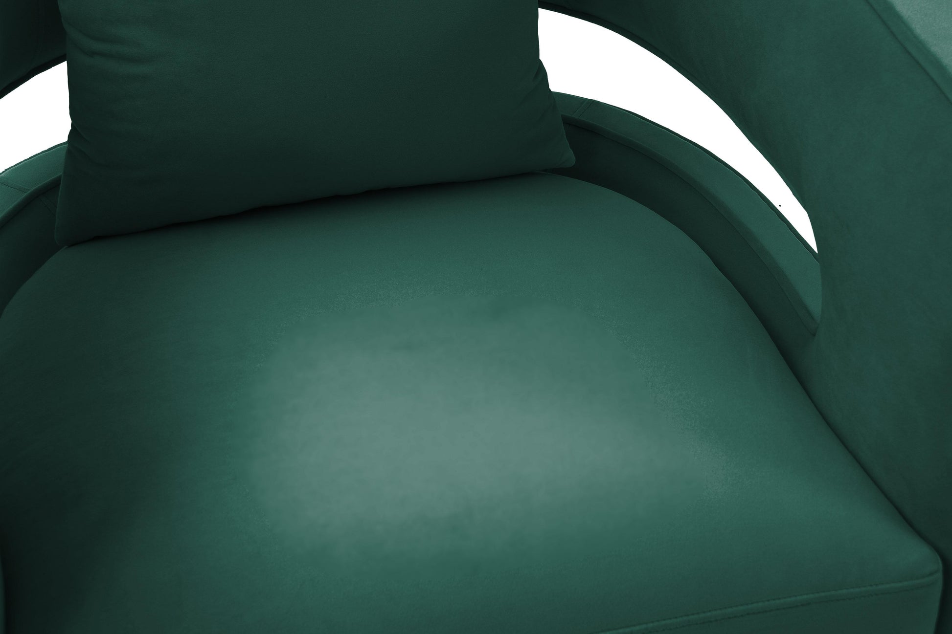 Kennedy Performance Velvet Swivel Accent Chair - Forest Green - Image 5