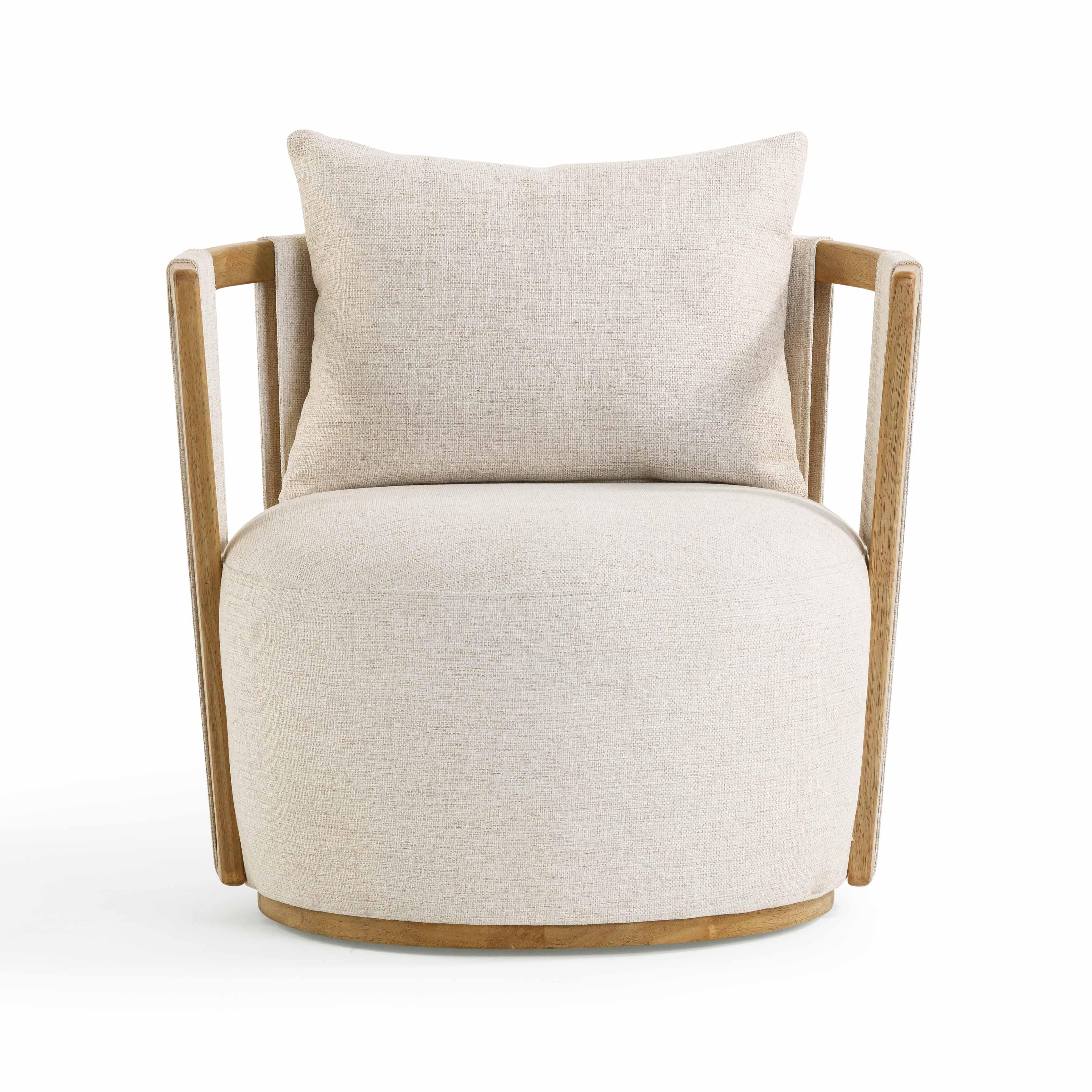 TOV Furniture Paolo Swivel Accent Chair - Thumbnail 3