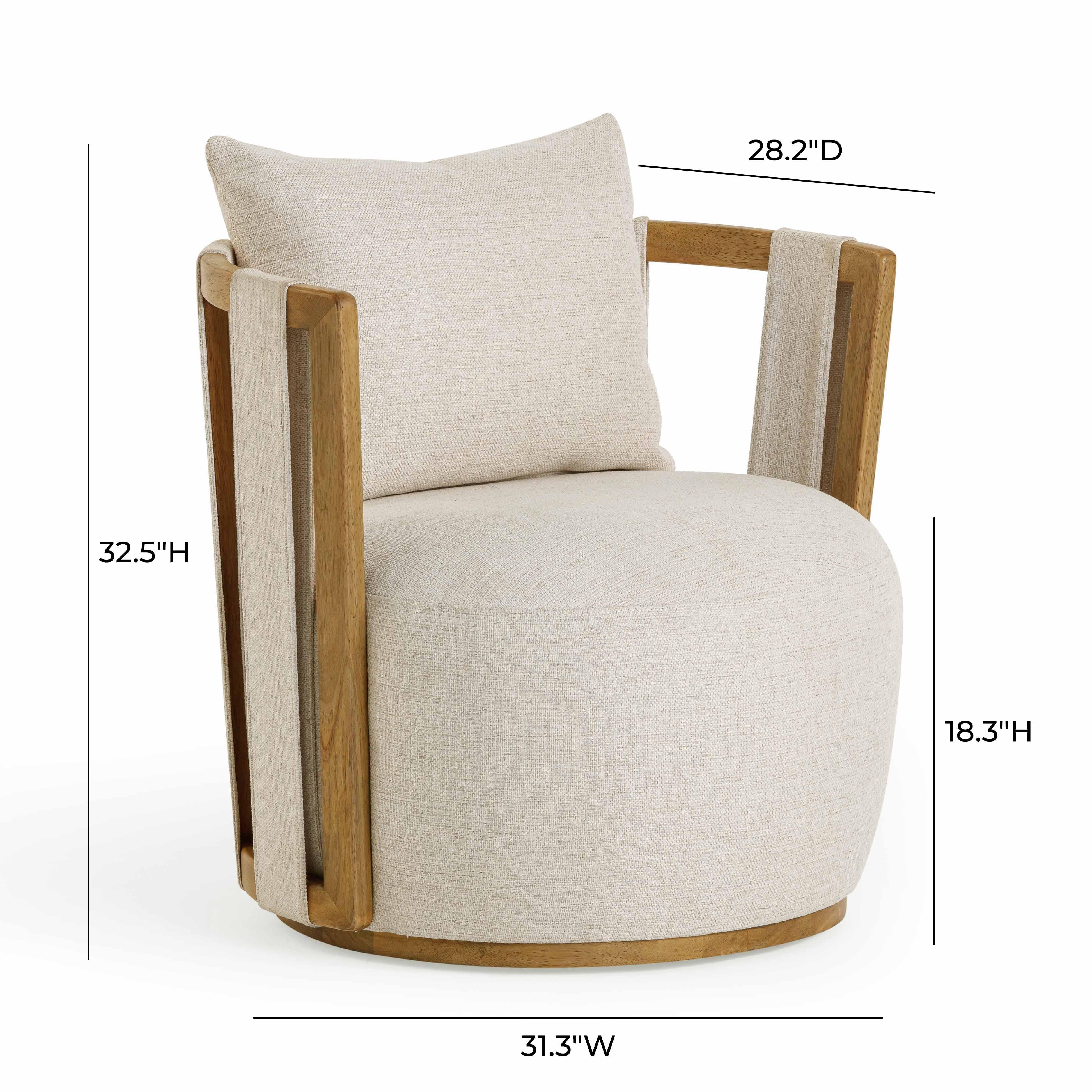 TOV Furniture Paolo Swivel Accent Chair - Thumbnail 5