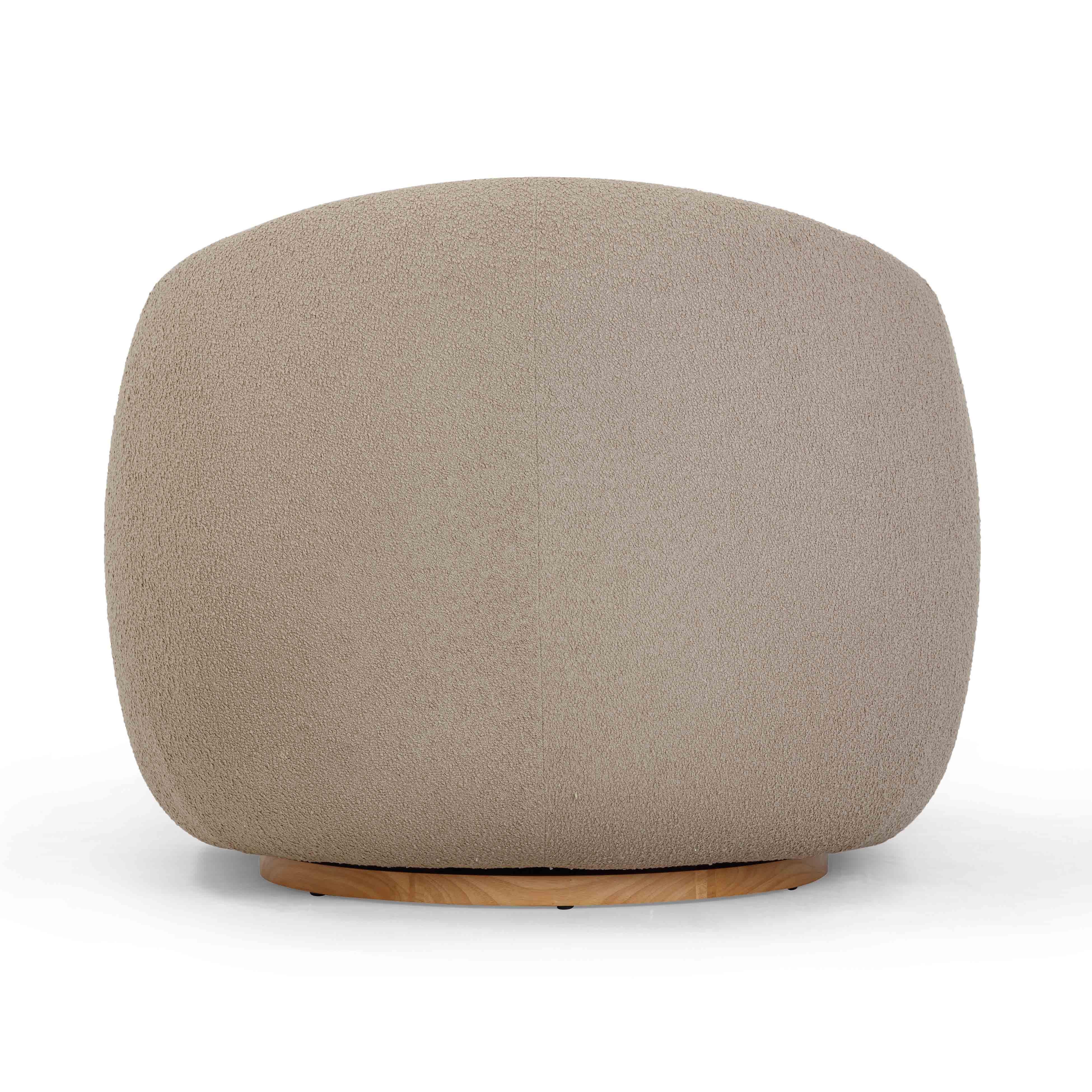 Judy Boucle Swivel Chair | TOV Furniture