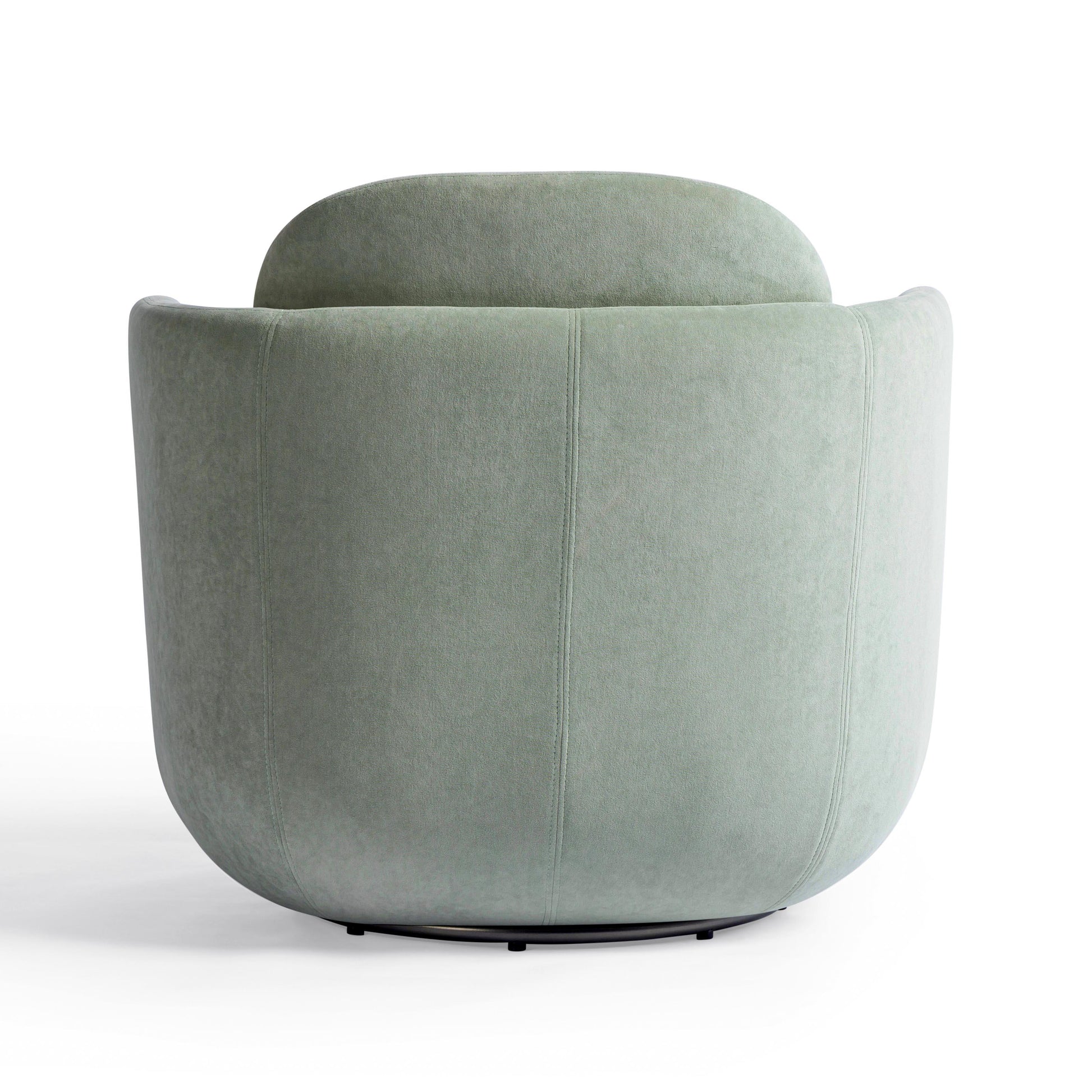 Wolfie Performance Velvet Swivel Accent Chair - Mint Green - Image 5