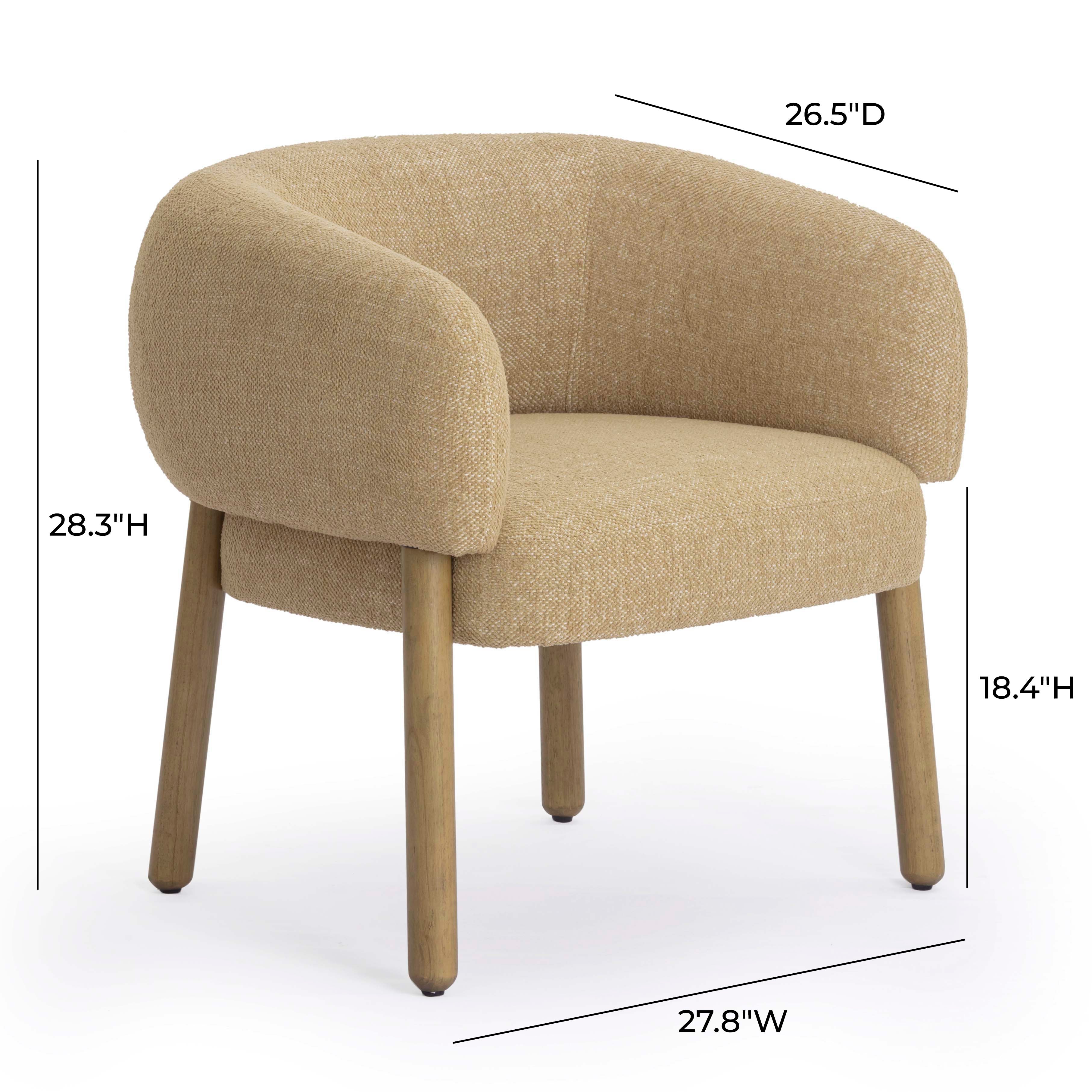 Foxy Textured Performance Fabric Accent Chair | TOV Furniture