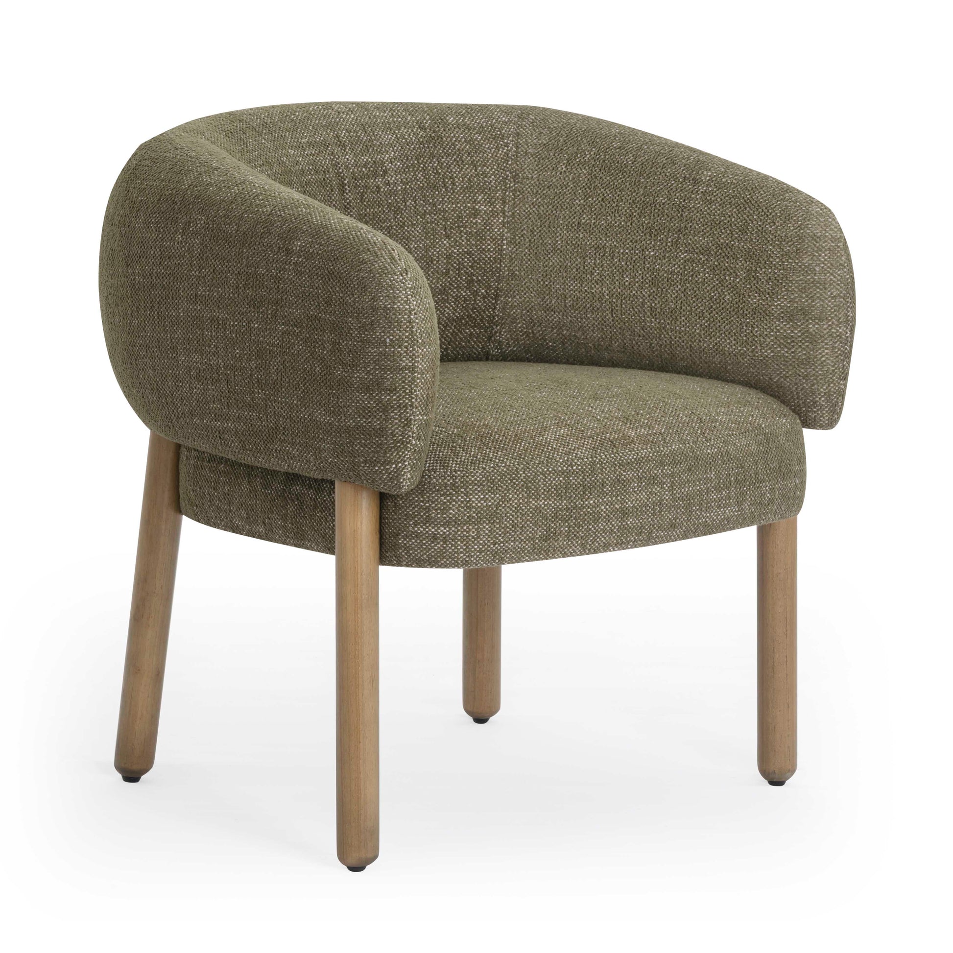 Foxy Performance Fabric Accent Chair - Green - Image 1