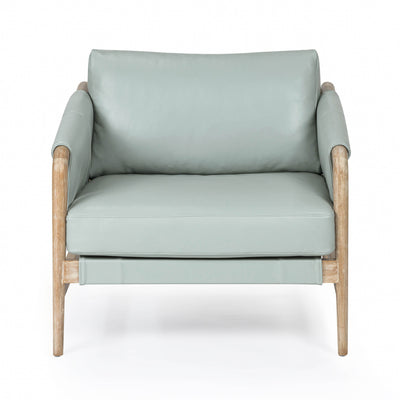 Chakka Contract-Grade Genuine Leather Accent Chair - Image 1