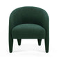 Kris Contract-Grade Chenille Accent Chair - Forest Green - Image 3