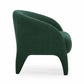 Kris Contract-Grade Chenille Accent Chair - Forest Green - Image 4