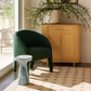 Kris Contract-Grade Chenille Accent Chair - Forest Green - Image 2