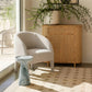 Kris Warm Grey Performance Boucle Accent Chair - Image 2