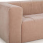 Alder 89" Upcycled Contract-Grade Chenille Sofa - Peach - Image 7