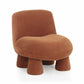 Stomp Upcycled Performance Chenille Accent Chair - Rust - Image 2