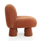 Stomp Upcycled Performance Chenille Accent Chair - Rust - Image 3