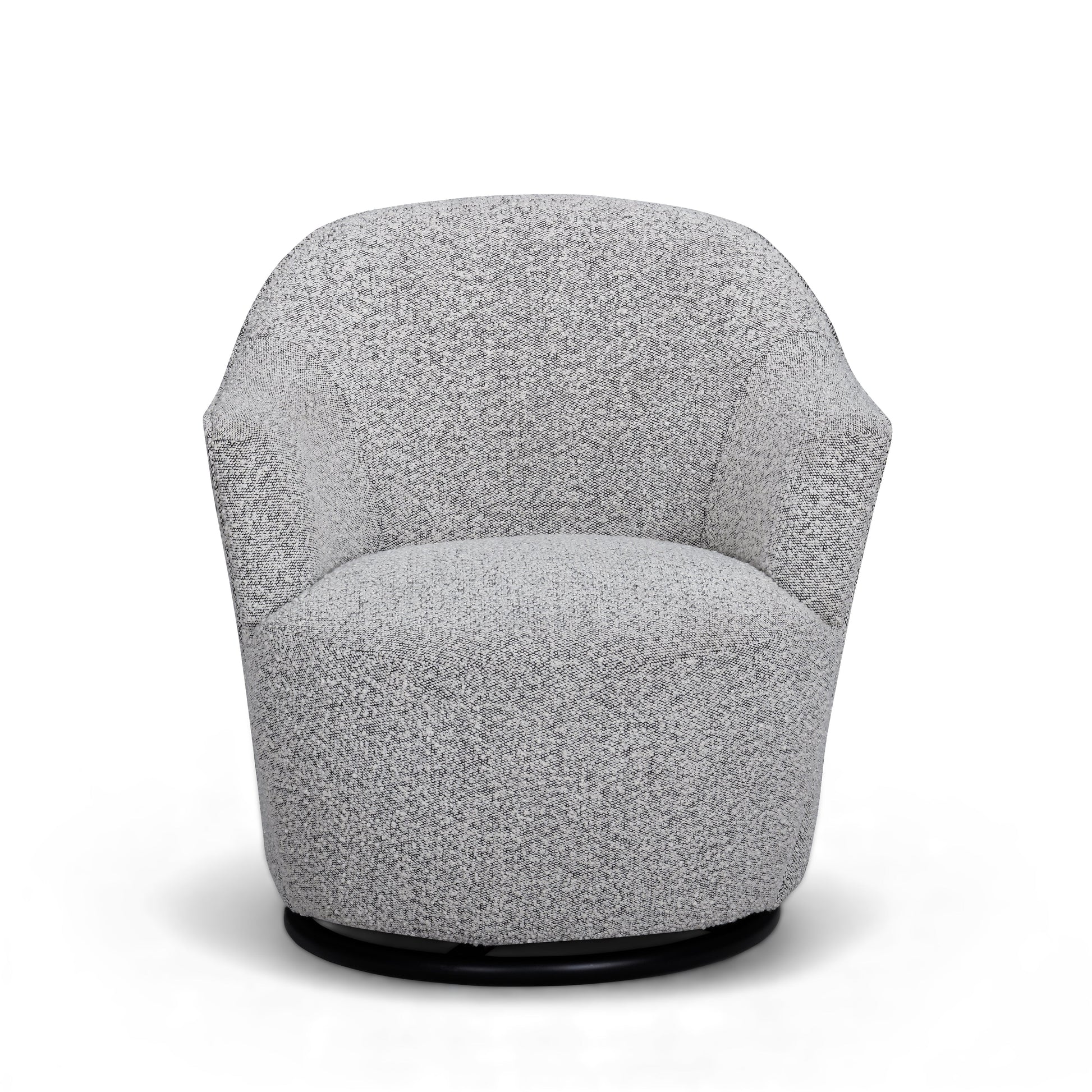 Skyla Performance Boucle Swivel Accent Chair - Grey - Image 1