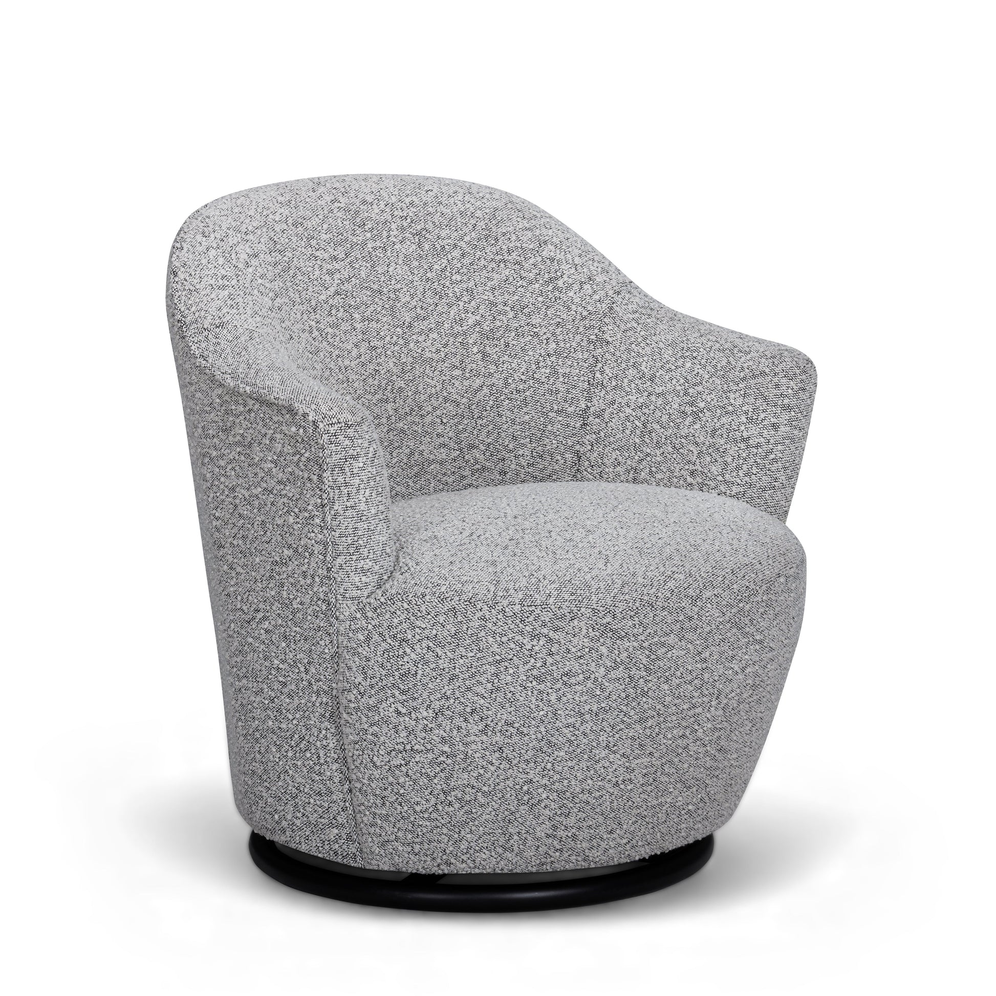 Skyla Performance Boucle Swivel Accent Chair - Grey - Image 2