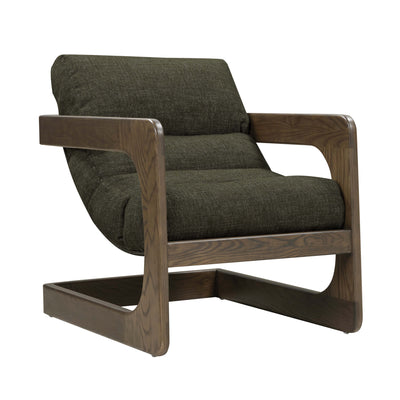 Palma Contract-Grade Textured Weave Fabric Accent Chair - Image 1