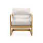Palma Accent Chair - Off-White - Image 3