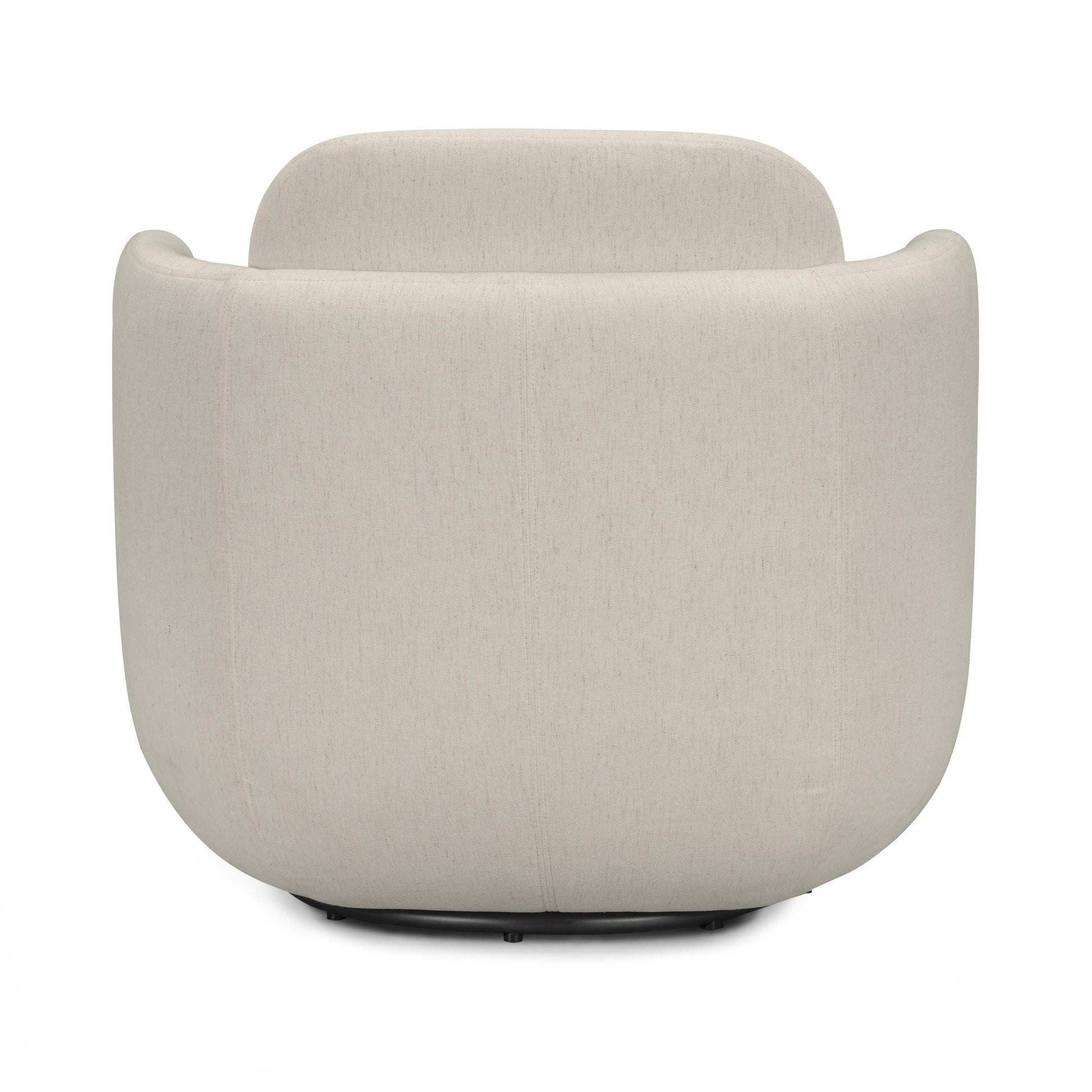 Wolfie Performance Chenille Swivel Accent Chair - Cream - Image 5