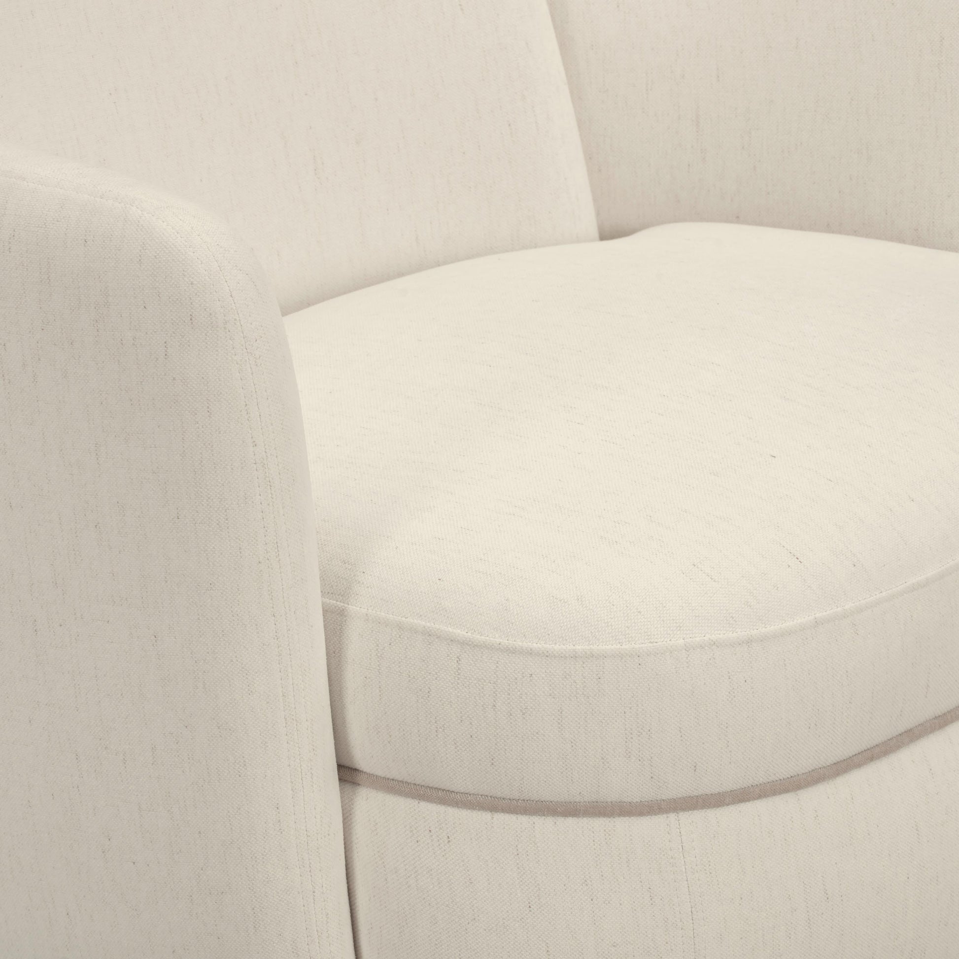 Wolfie Performance Chenille Swivel Accent Chair - Cream - Image 6
