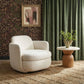 Wolfie Performance Chenille Swivel Accent Chair - Cream - Image 3
