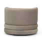 Astor Performance Faux Mohair Swivel Hotel Lounge Chair - Taupe - Image 5