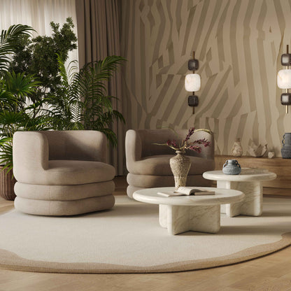 Astor Swivel Hotel Lounge Chair - Taupe - Image 1