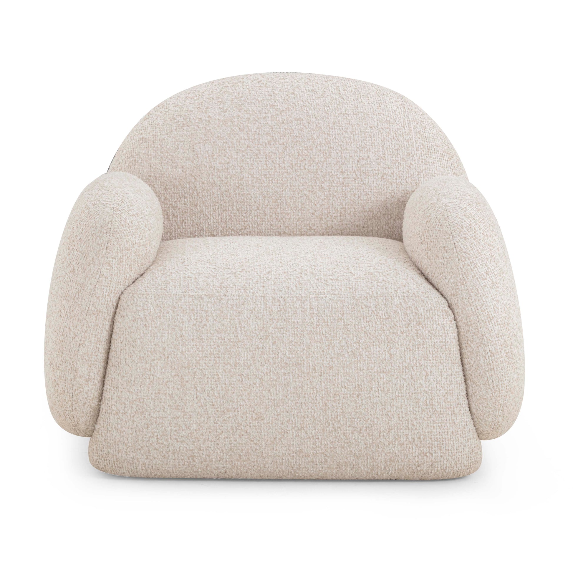Marius Contract-Grade Boucle Accent Chair - Cream - Image 3