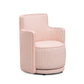 Passe Striped Linen Swivel Accent Chair - Pink Stripes - Image 2