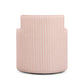 Passe Striped Linen Swivel Accent Chair - Pink Stripes - Image 6