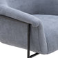Lua Performance Chenille Accent Chair - Blue - Image 5