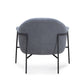 Lua Performance Chenille Accent Chair - Blue - Image 6