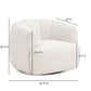 Jasmine Performance Velvet Swivel Accent Chair - Cream - Image 8