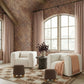 Tarra Cream Performance Chenille Armchair - Image 2