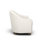 Cettie Performance Velvet Accent Chair - Cream - Image 2