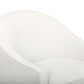 Cettie Performance Velvet Accent Chair - Cream - Image 3