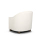 Cettie Performance Velvet Accent Chair - Cream - Image 4