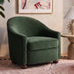 Cettie Performance Velvet Accent Chair - Green - Image 2