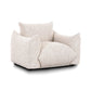 Saint Tropez Nubby Fabric Armchair in Sand - Image 1