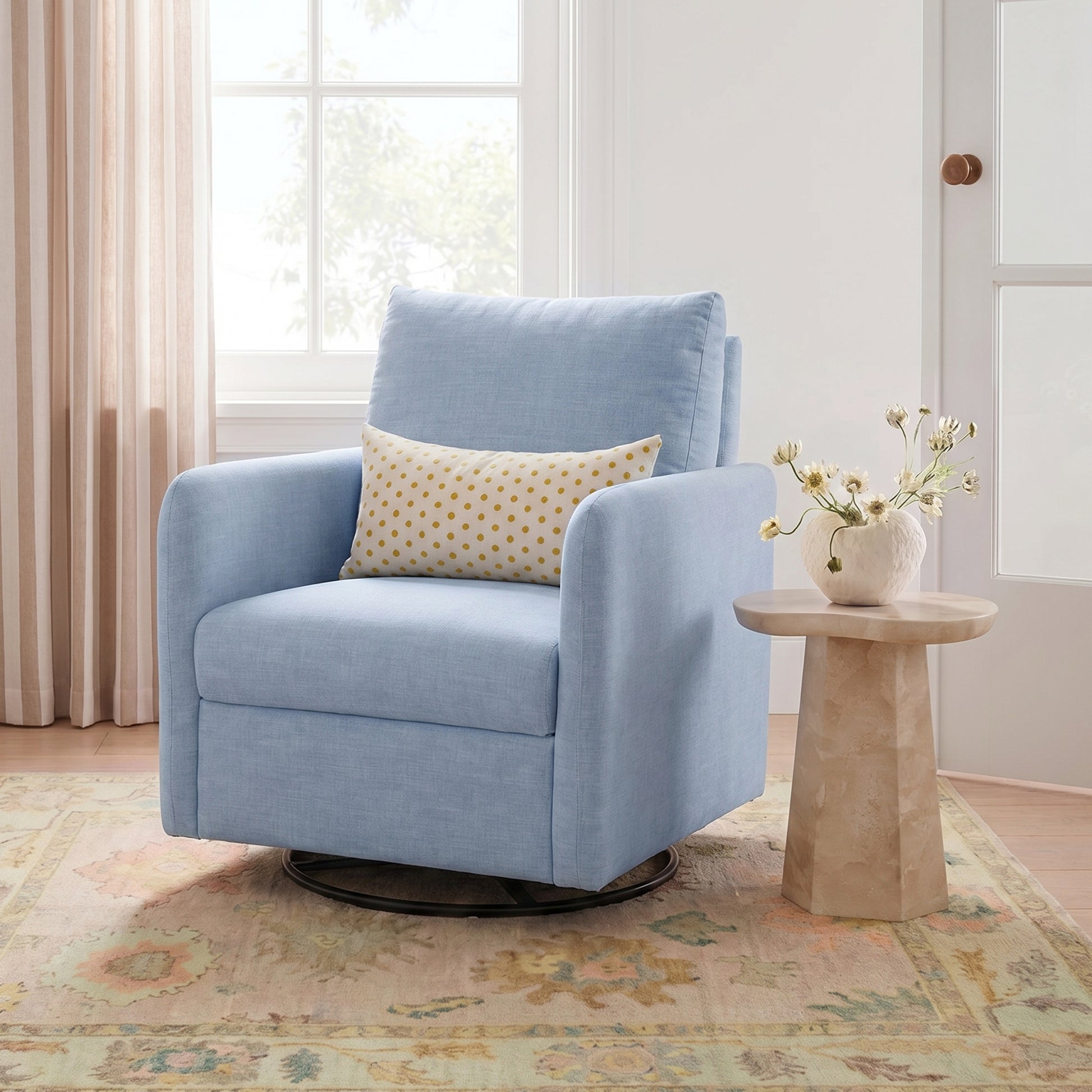 Nancy Nursing Chair - Blue - Image 2