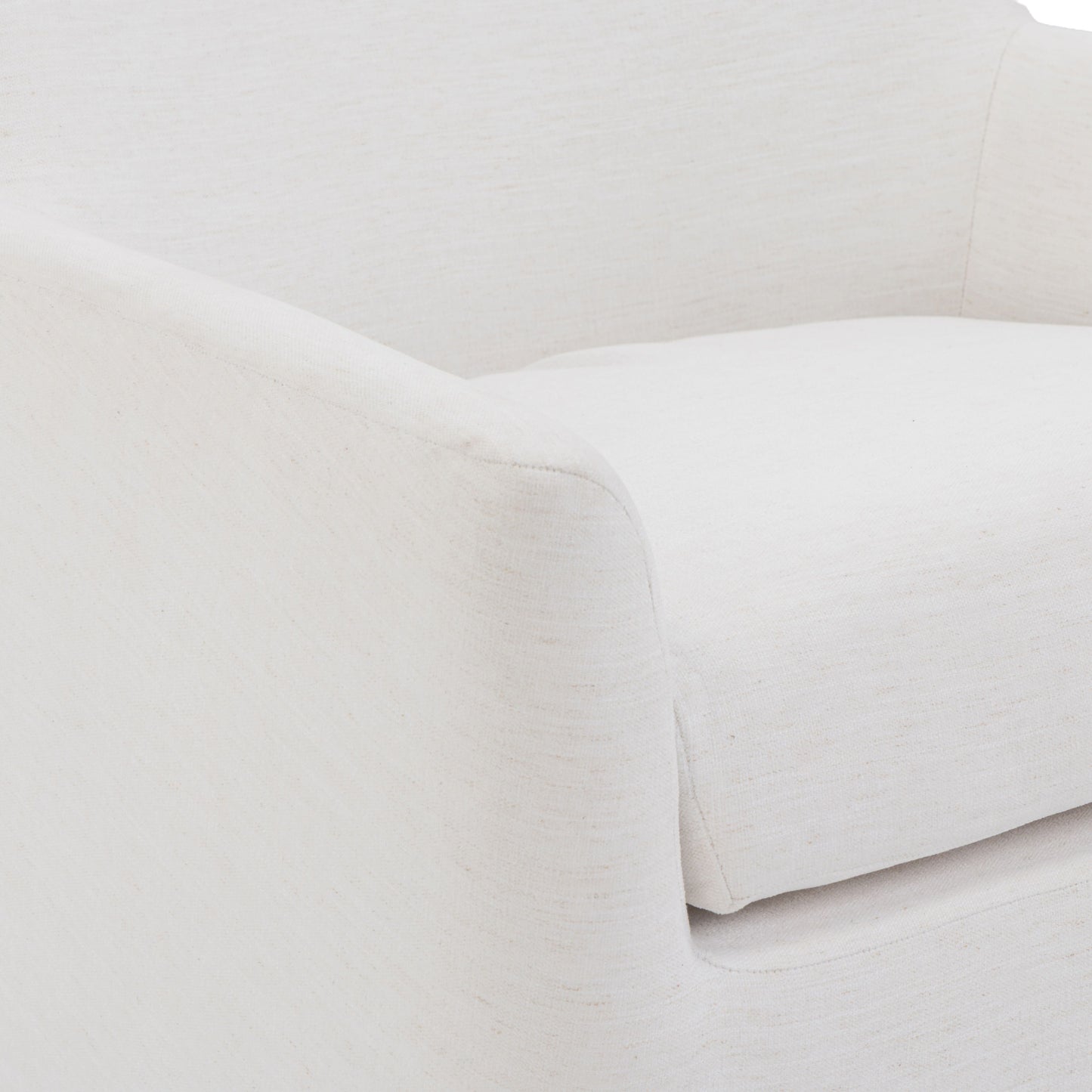 Mado Swivel Accent Chair - Chalk - Image 5