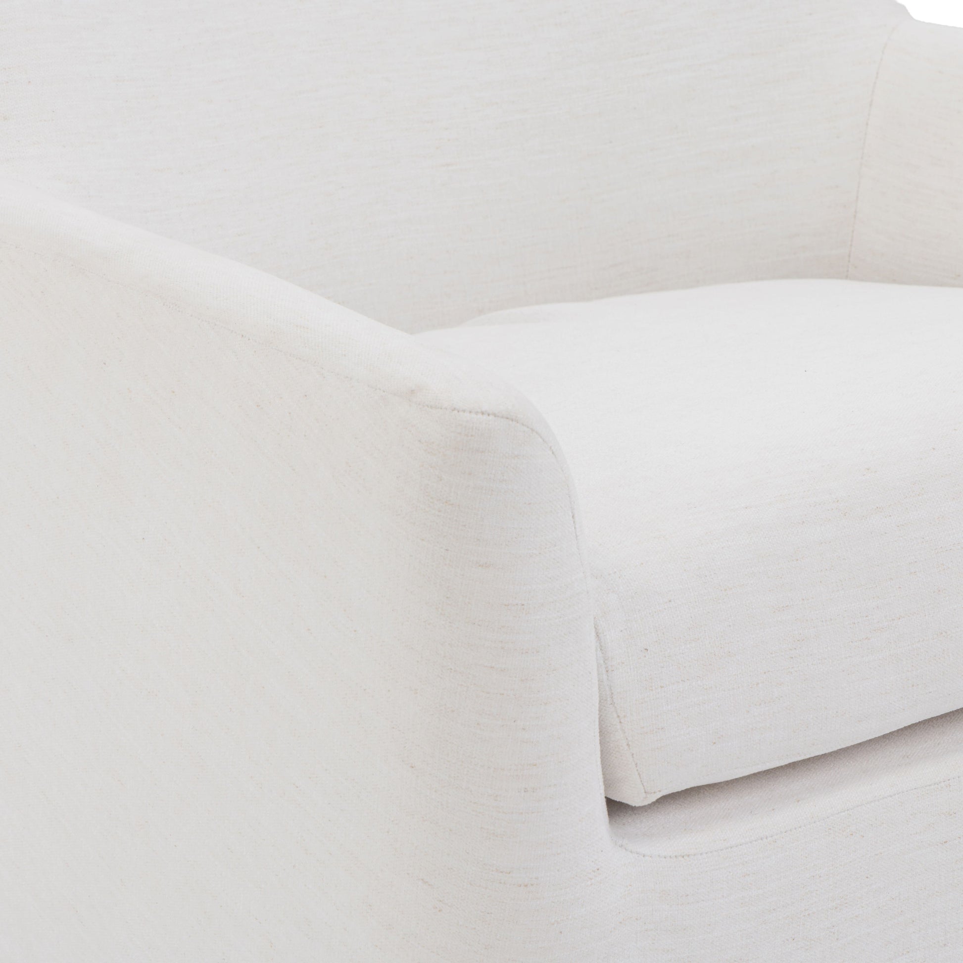 Mado Swivel Accent Chair - Chalk - Image 5