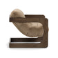 Palma Accent Chair - Taupe - Image 3
