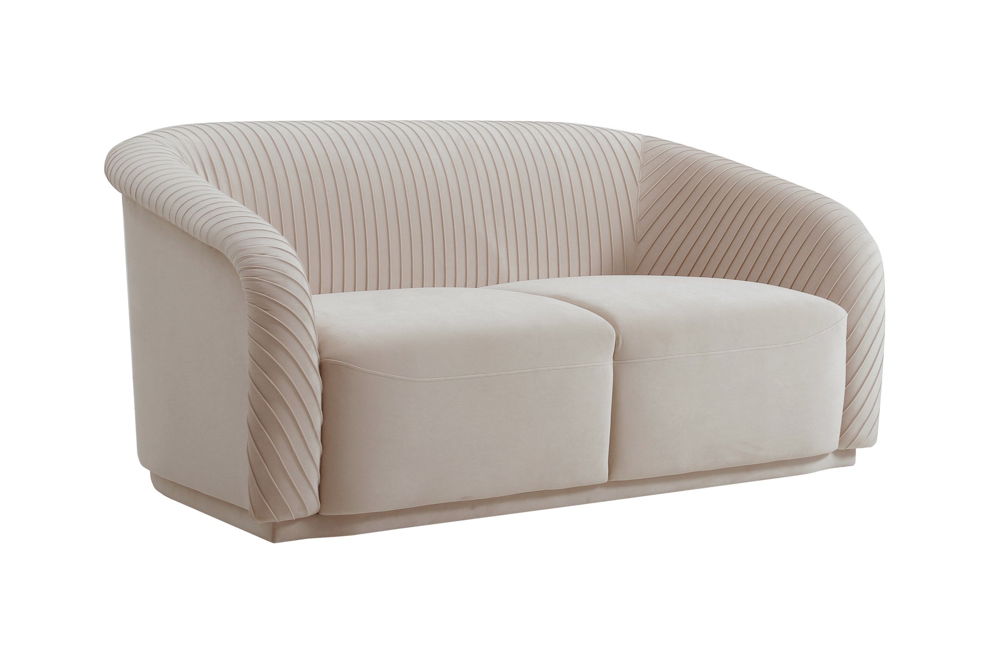 Yara 70" Loveseat - Beige - Image 3