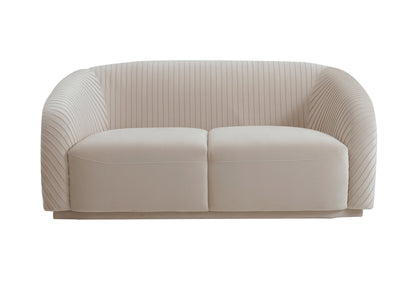 Yara 70" Loveseat - Beige - Image 1