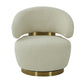 Austin Performance Fabric Swivel Accent Chair - Beige - Image 2