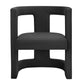 Ada Performance Velvet Accent Chair - Black - Image 3