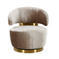 Austin Performance Fabric Swivel Accent Chair - Champagne - Image 3